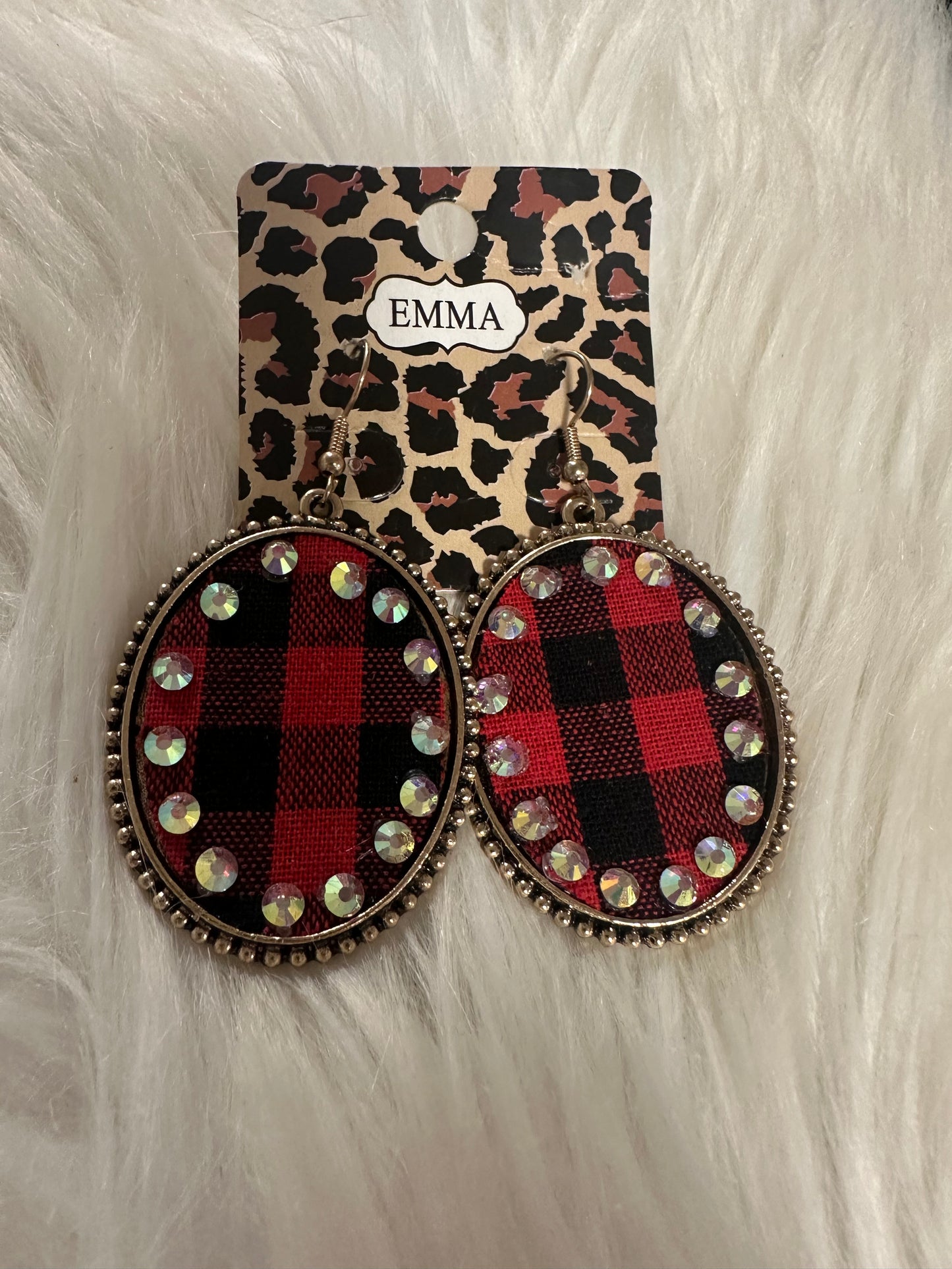 Plaid Earrings