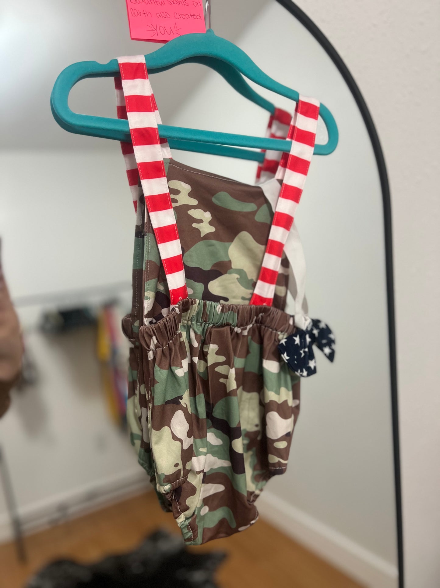 camo red/white/blue kids