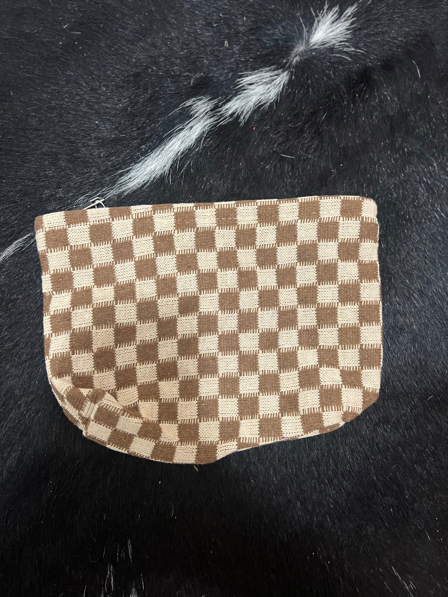 checkered bag