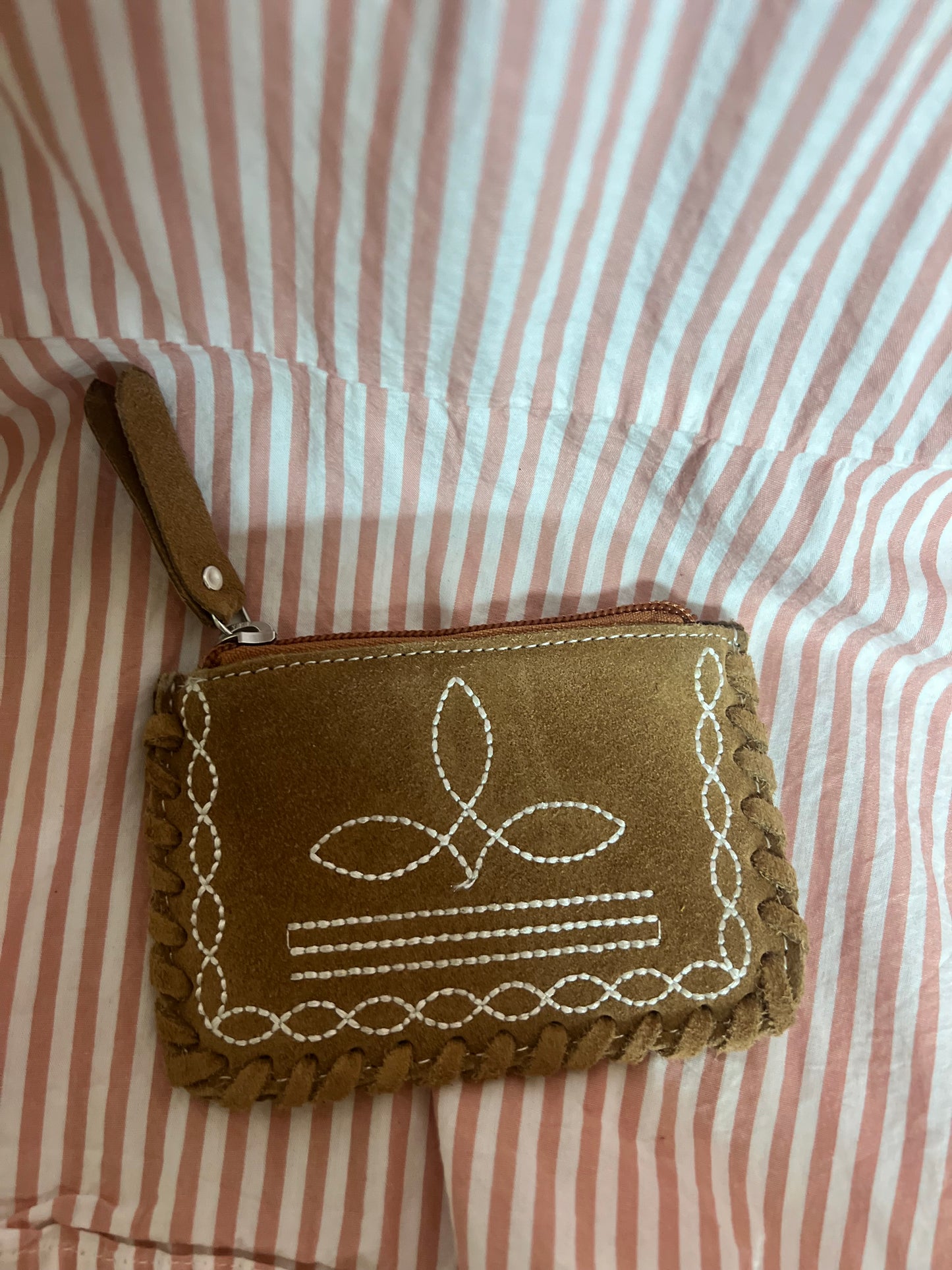 boot stitch card holder/coin purse
