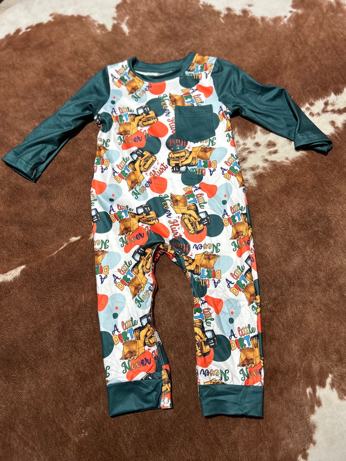 Little Dirt Never Hurt Onesie