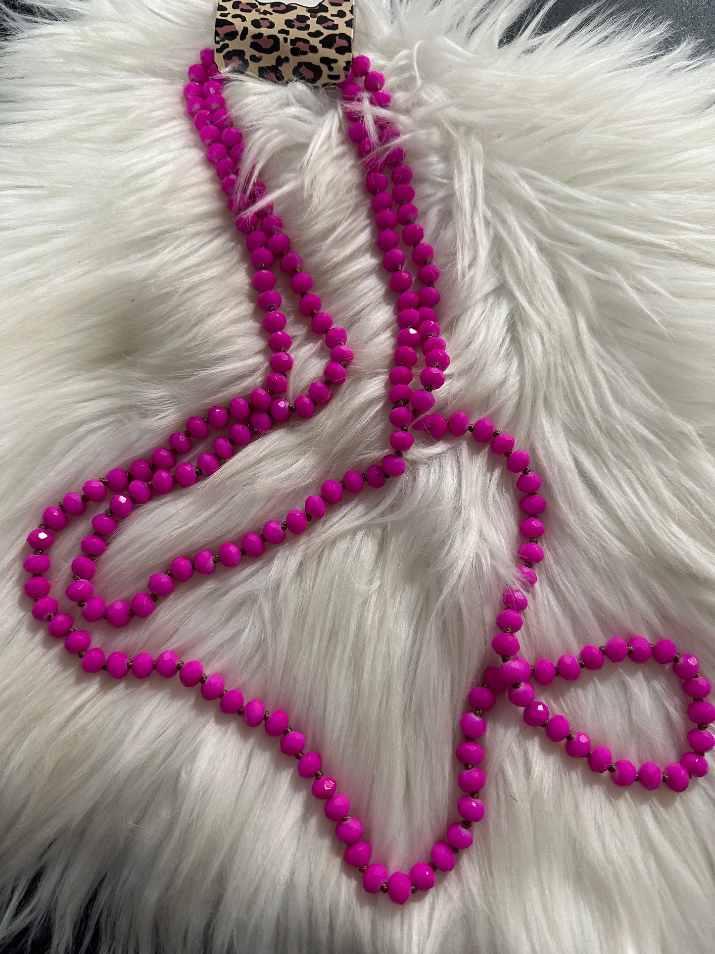 60in beaded necklace