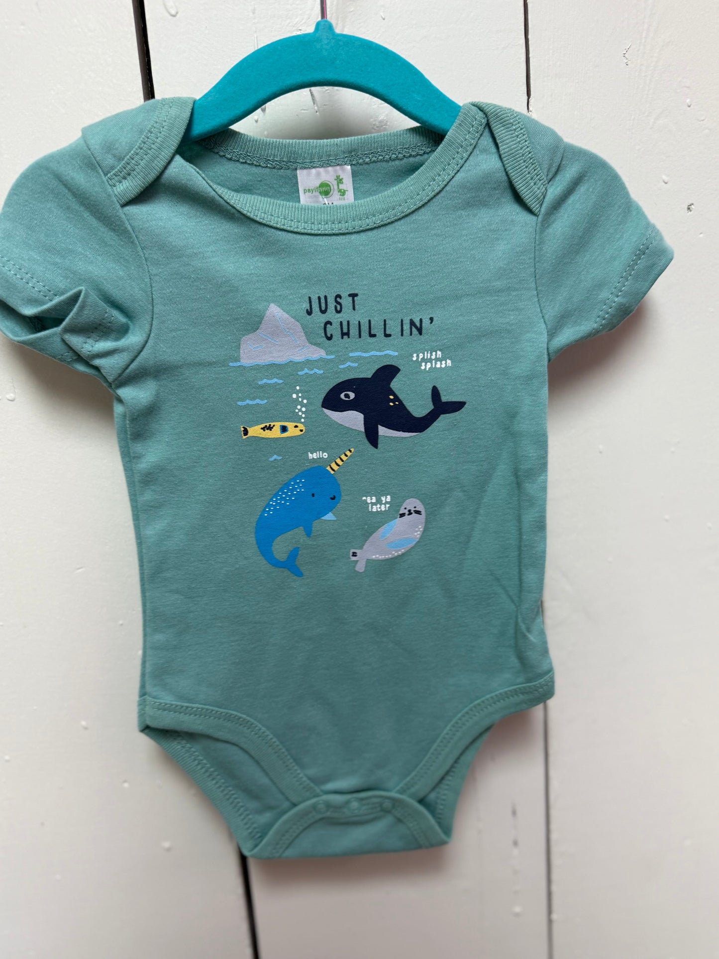 just chillin sea animals onesie