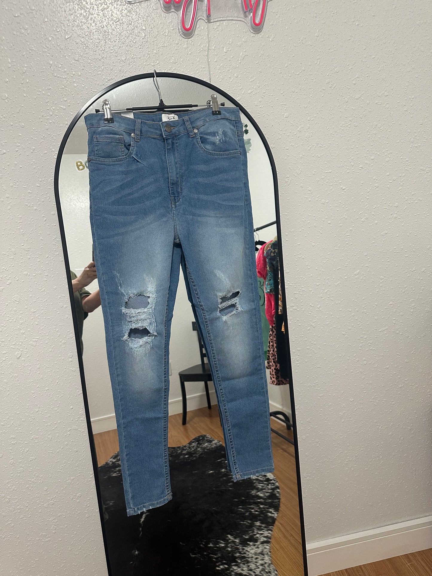 Myra skinny distressed jeans