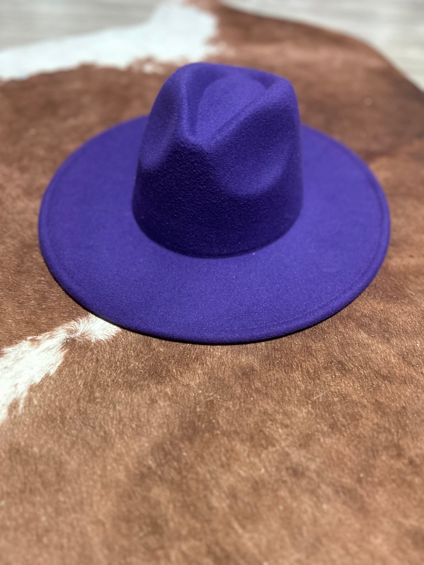 Purple Felt Hat