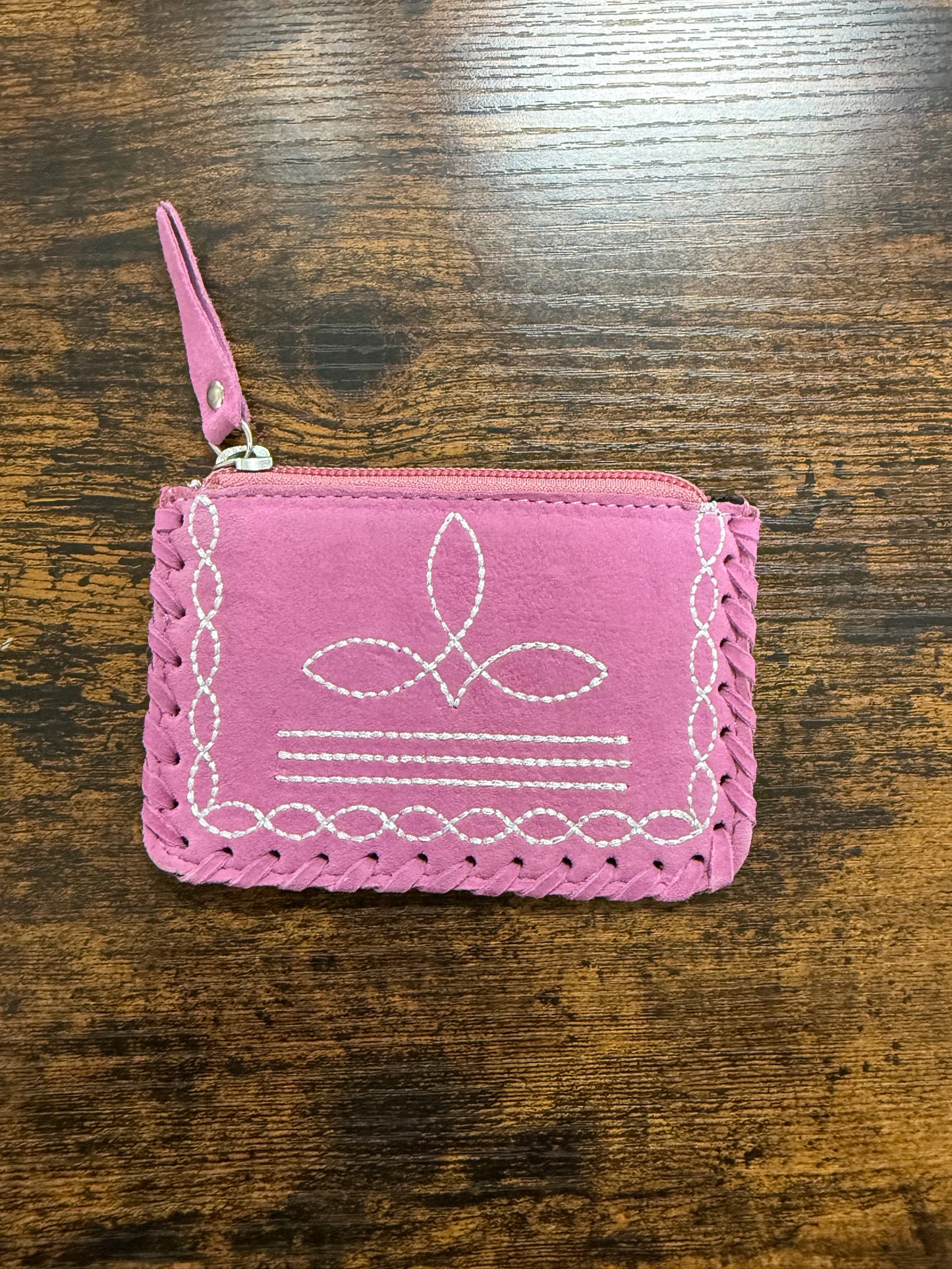 boot stitch card holder/coin purse