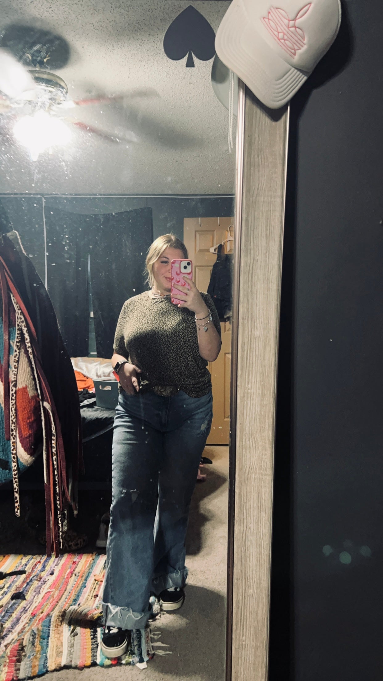 High Rise comfort stretch sneak peak jeans