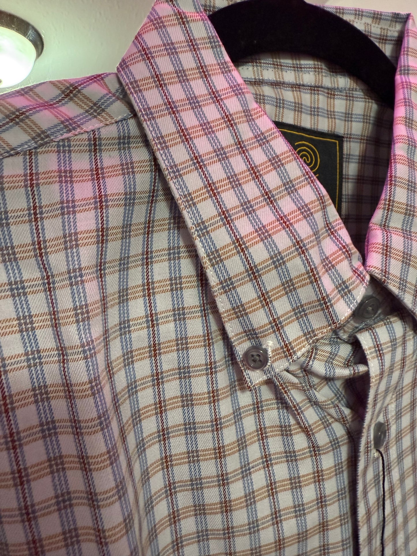 fall square long sleeve men’s button up