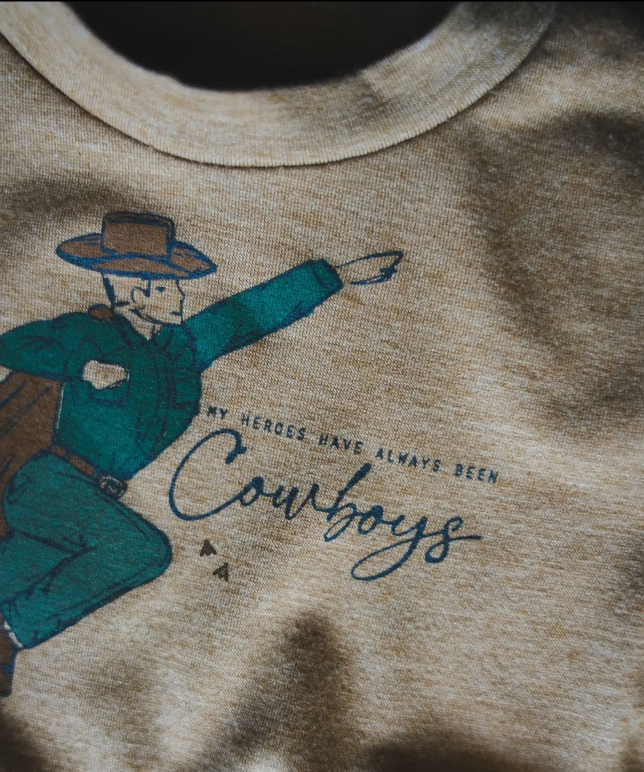 hero’s always been cowboys tee