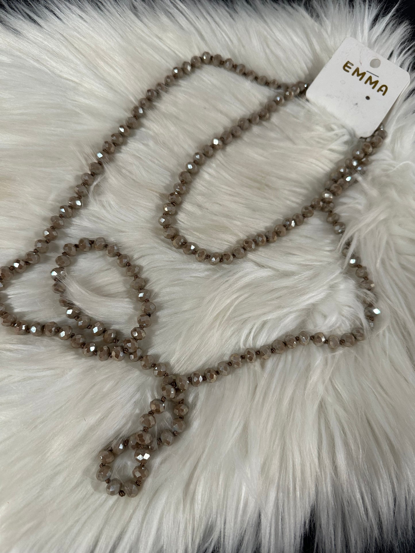 60in beaded necklace