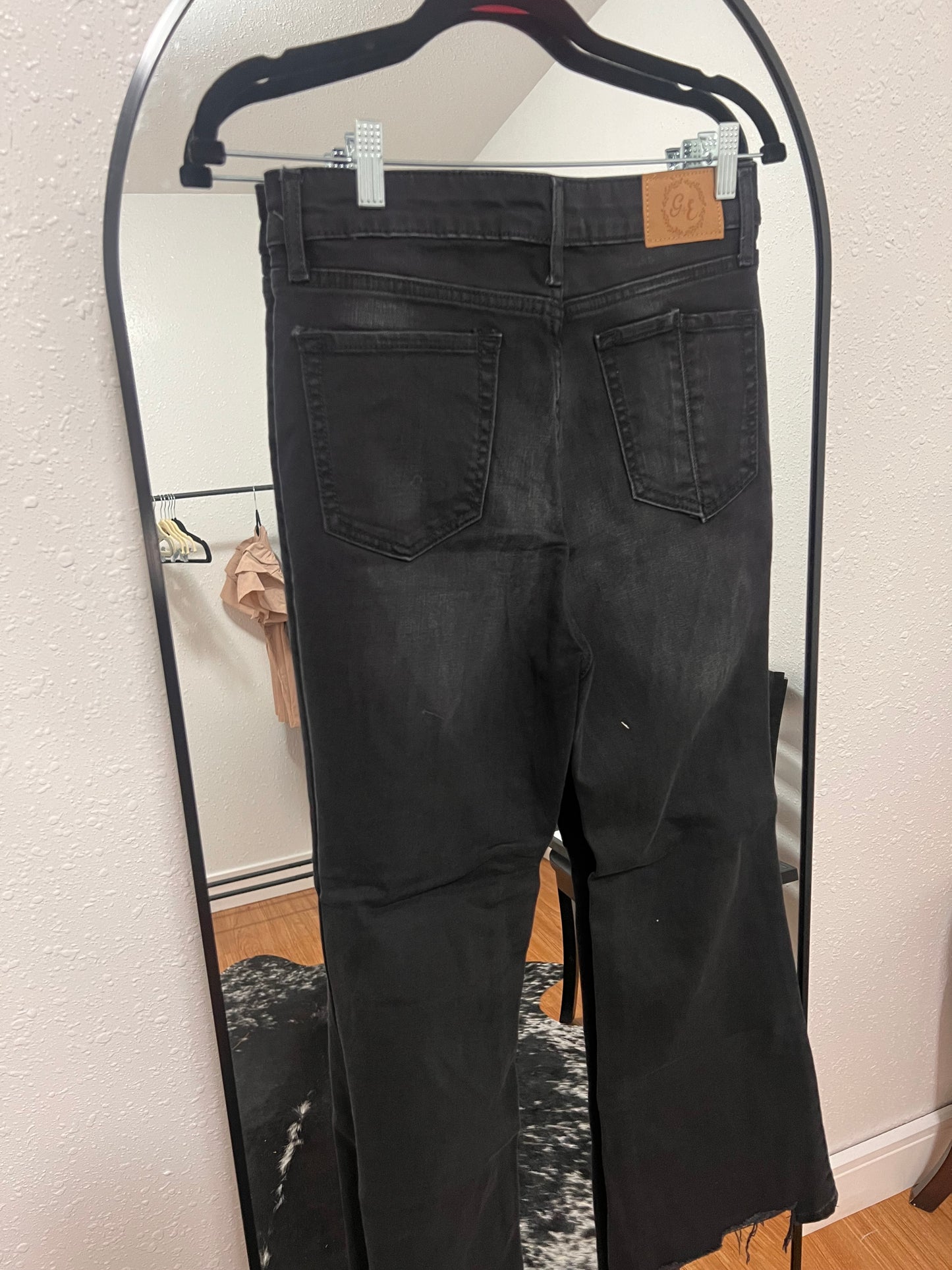 GE black ripped jeans