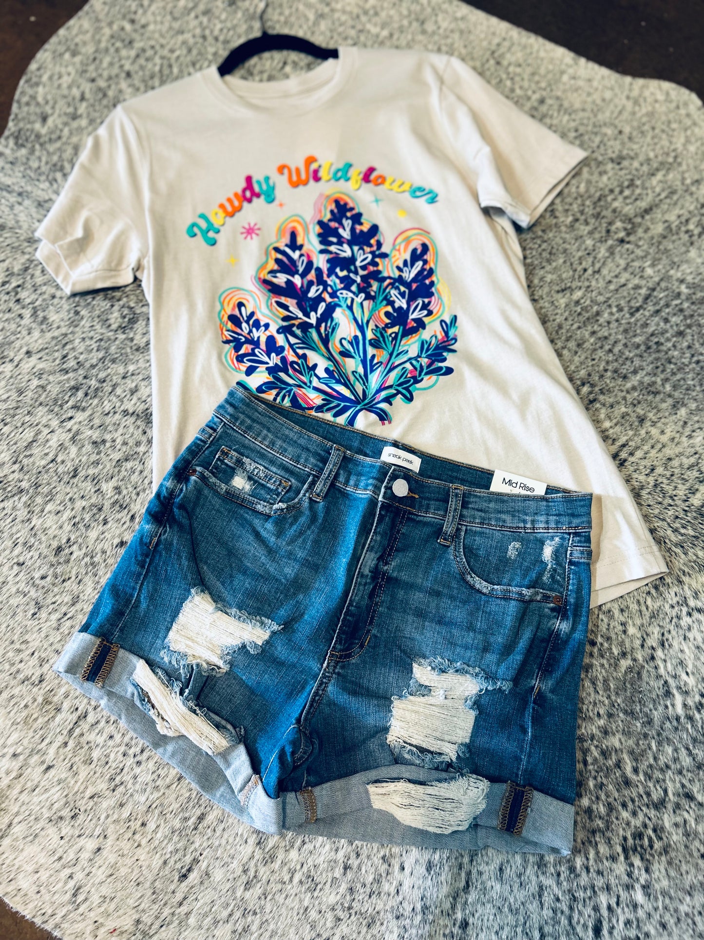 Mid Rise Tomboy Sneak Peek Jeans