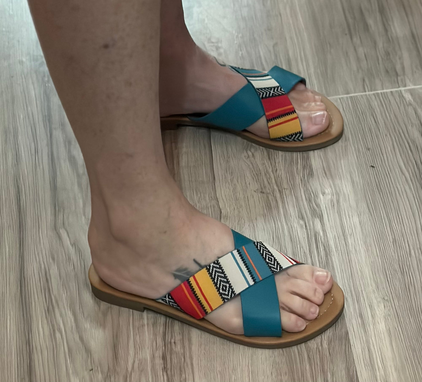 Shiner Serape Sandal