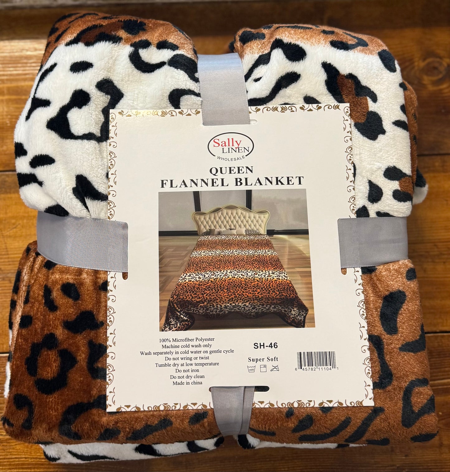 leopard print queen blanket