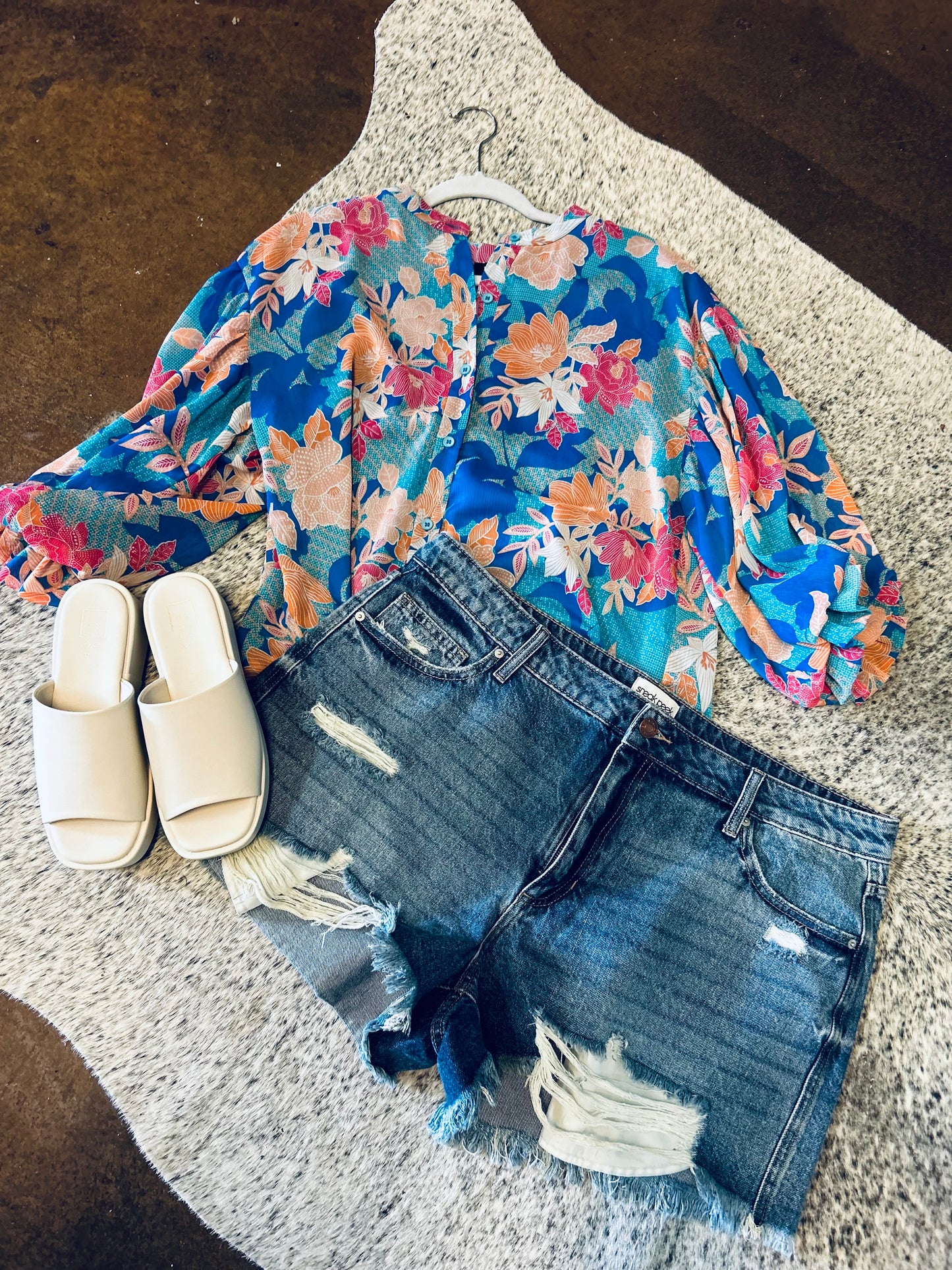 high rise plus size sneak peek shorts