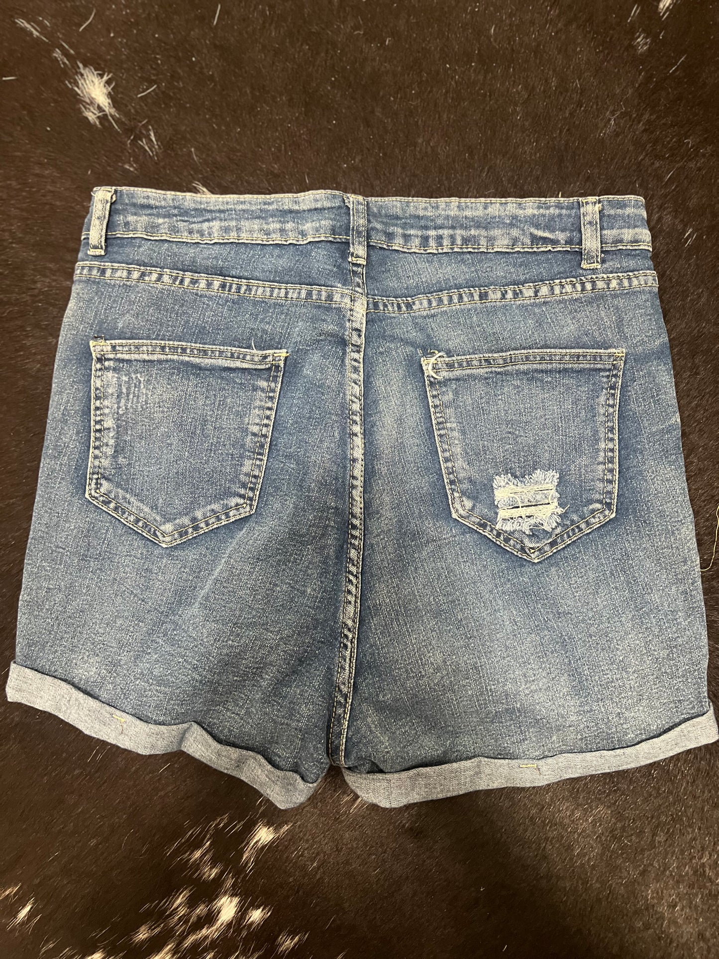 high waisted jeans shorts