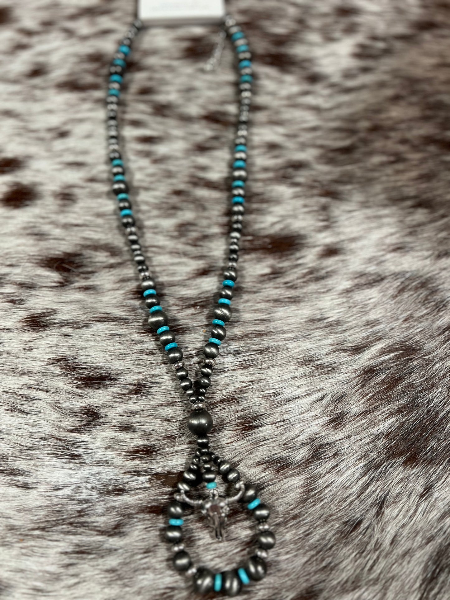 steer navajo necklace