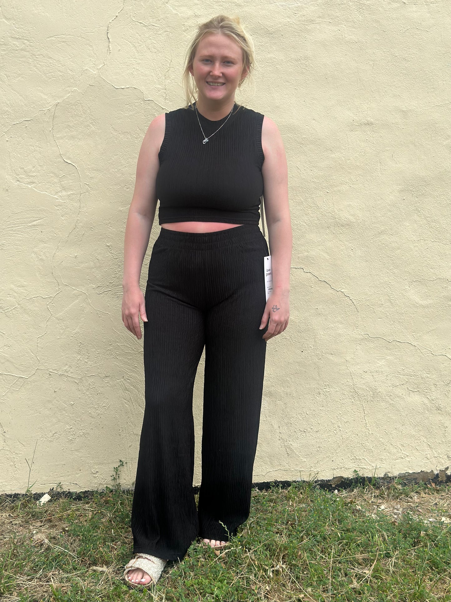 Black 2pc Casual Set
