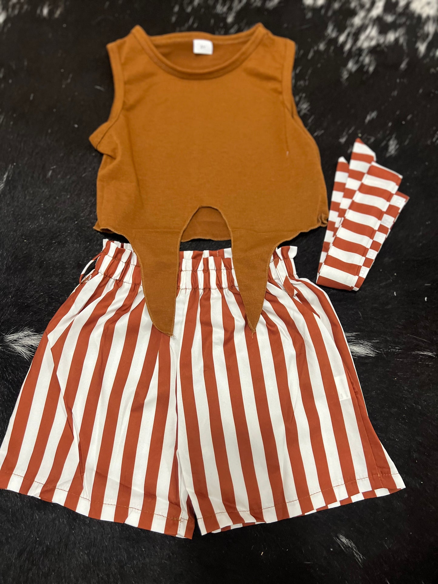 front tie stripe set
