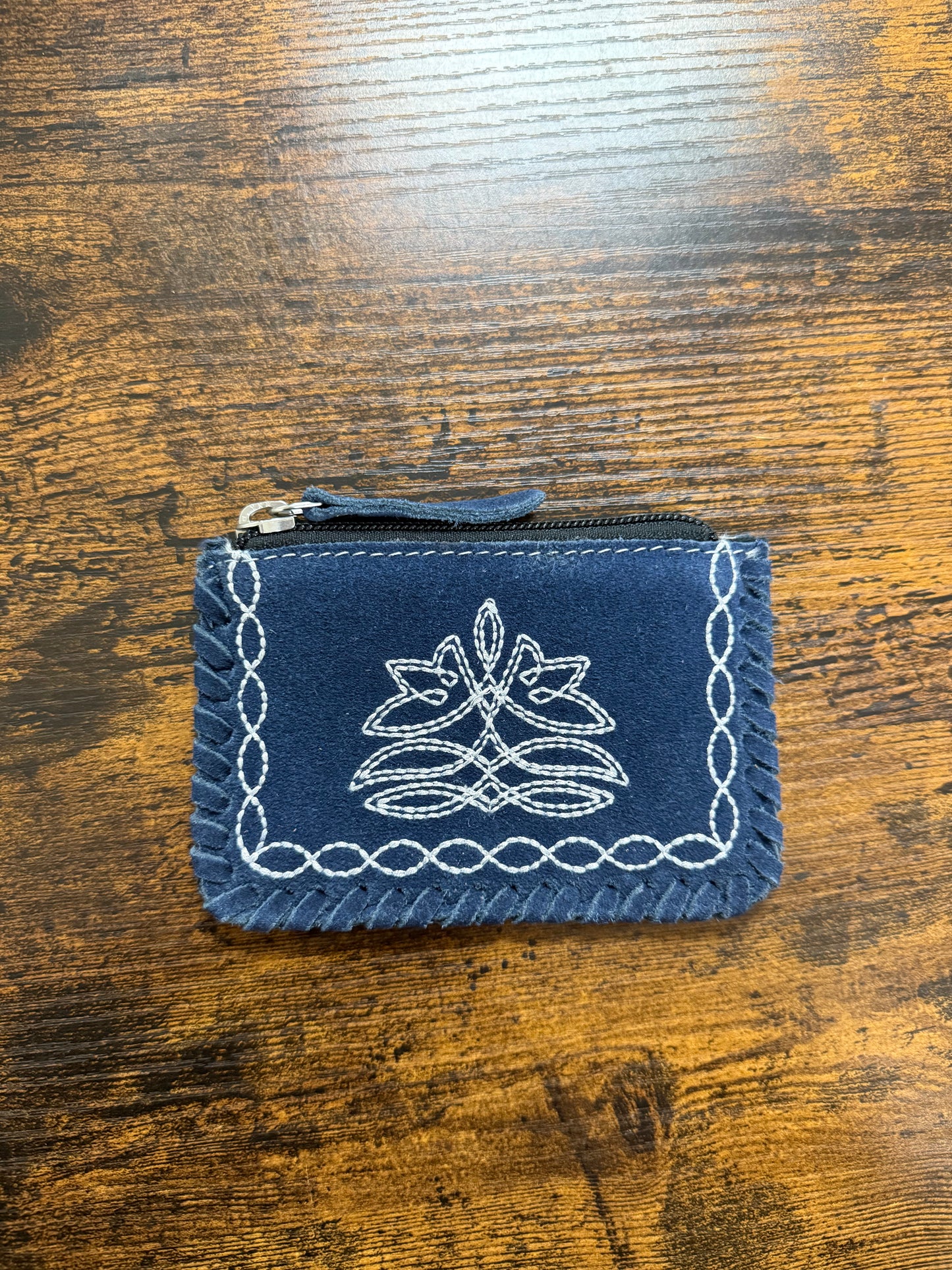 boot stitch card holder/coin purse