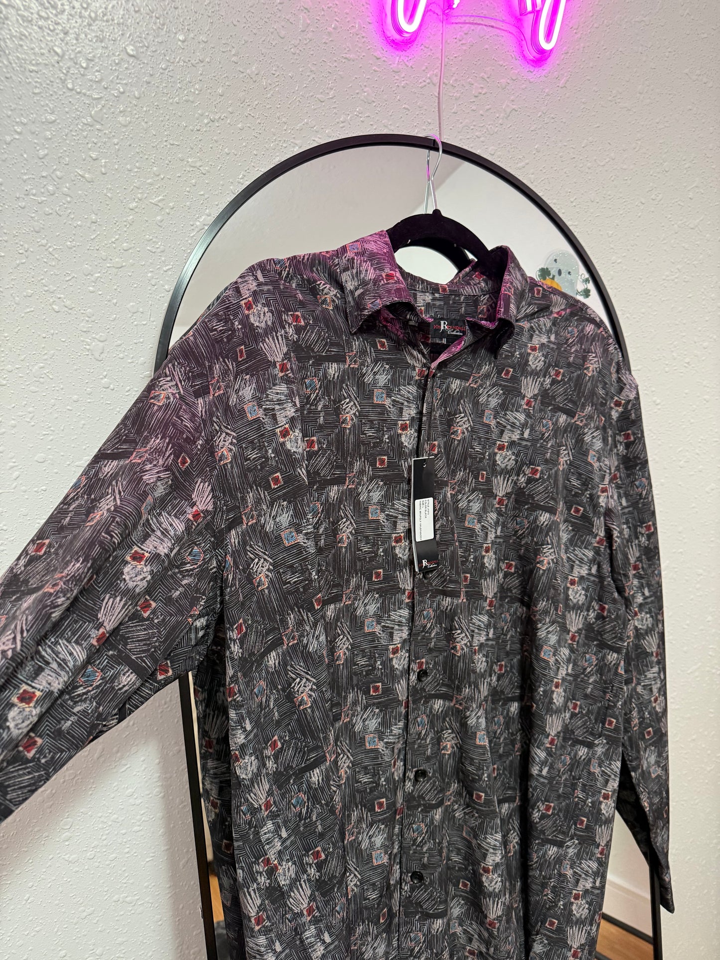 black design men’s long sleeve