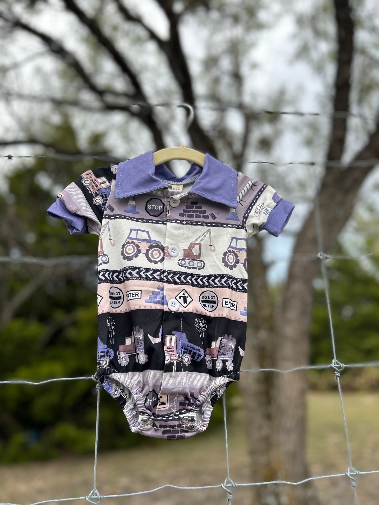 Construction Zone Onesie