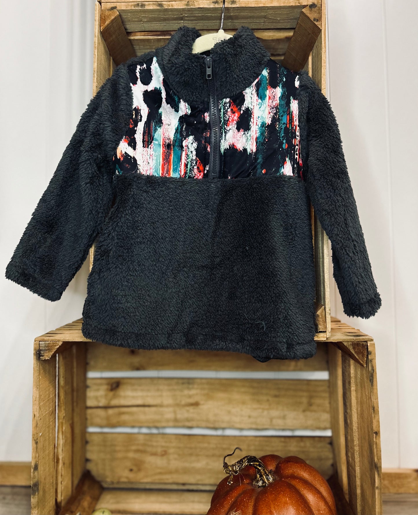 Charcoal Sherpa Pullover