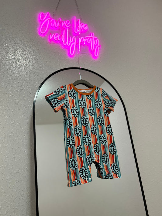 Serape Concho Romper
