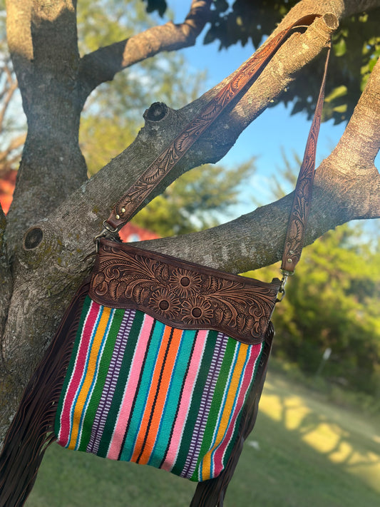 Crossbody Genuine Western Leather Bag