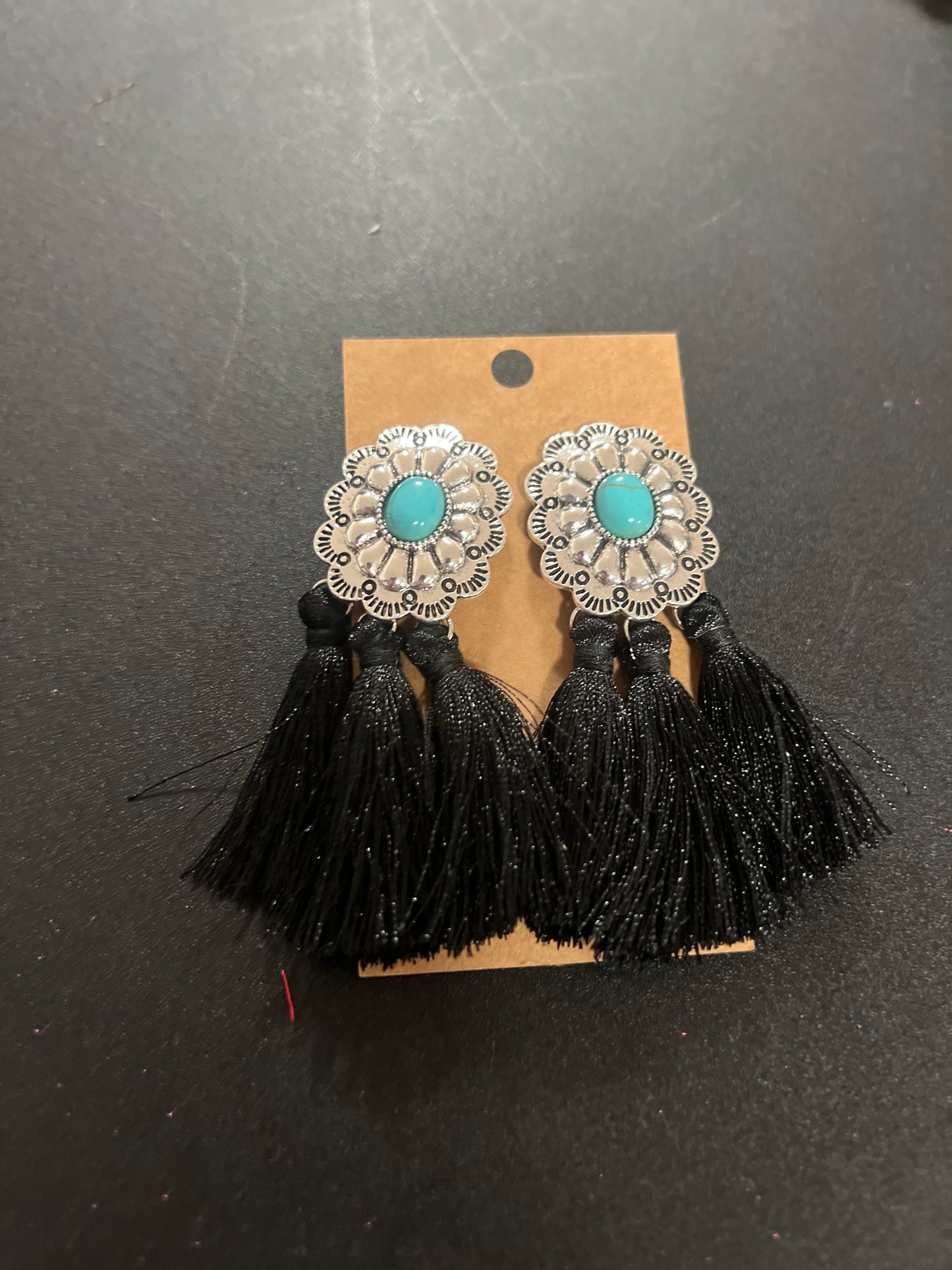 tassel conch earring