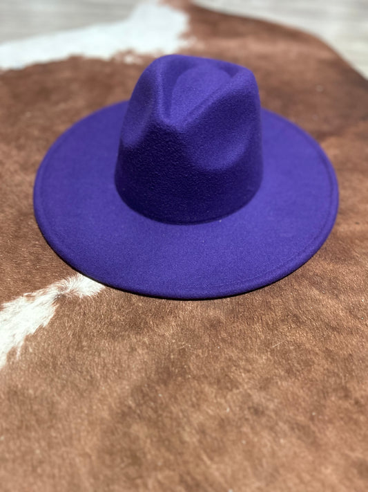 Purple Felt Hat