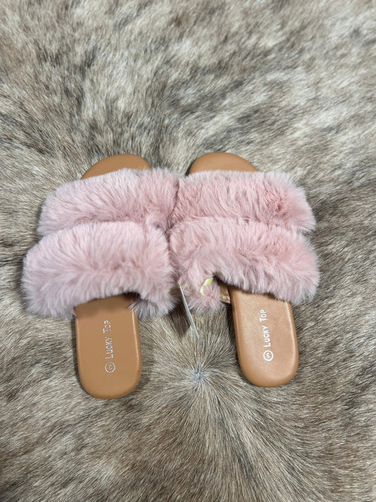 fuzzy shoes