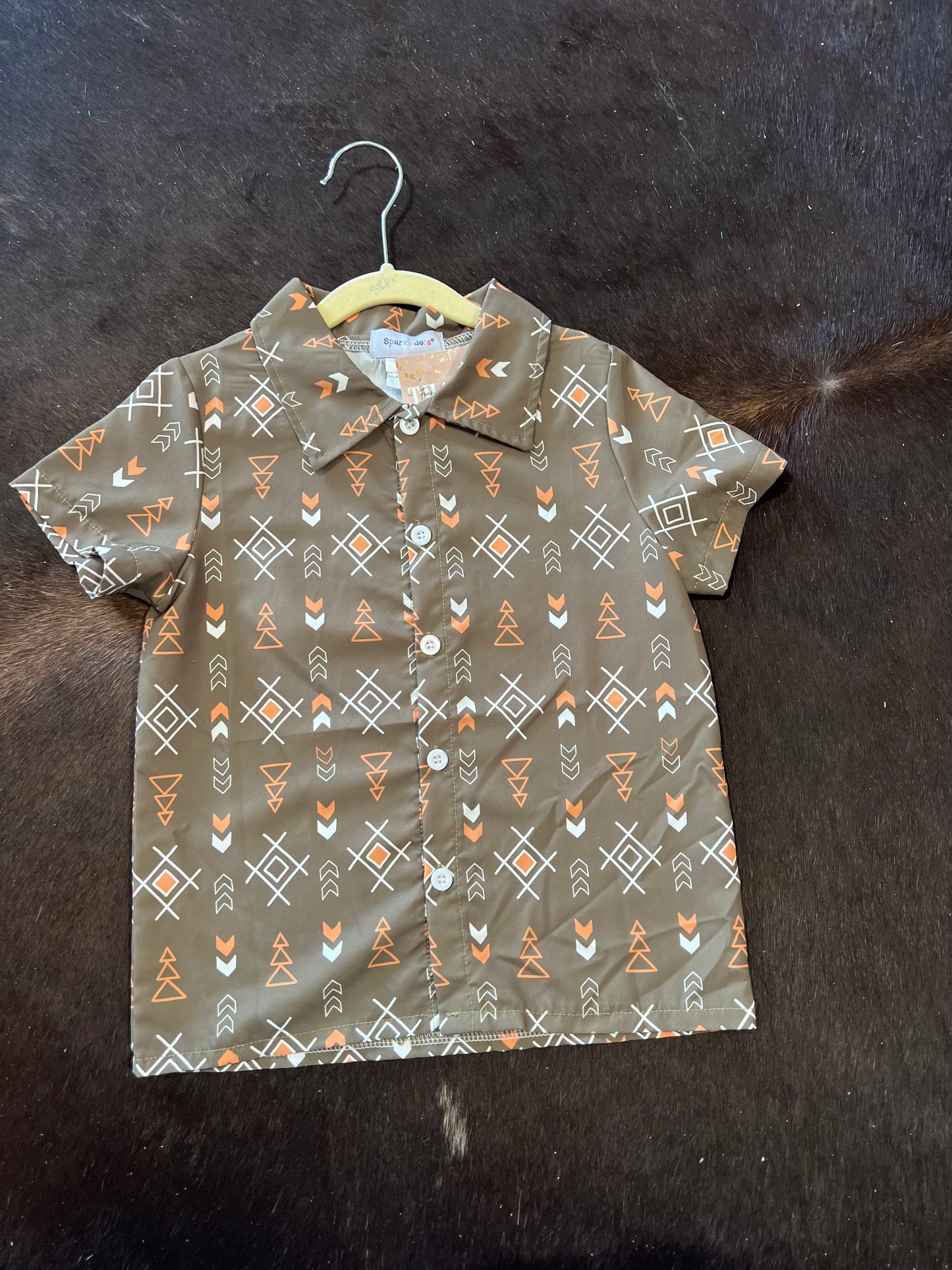 Aztec Button Up