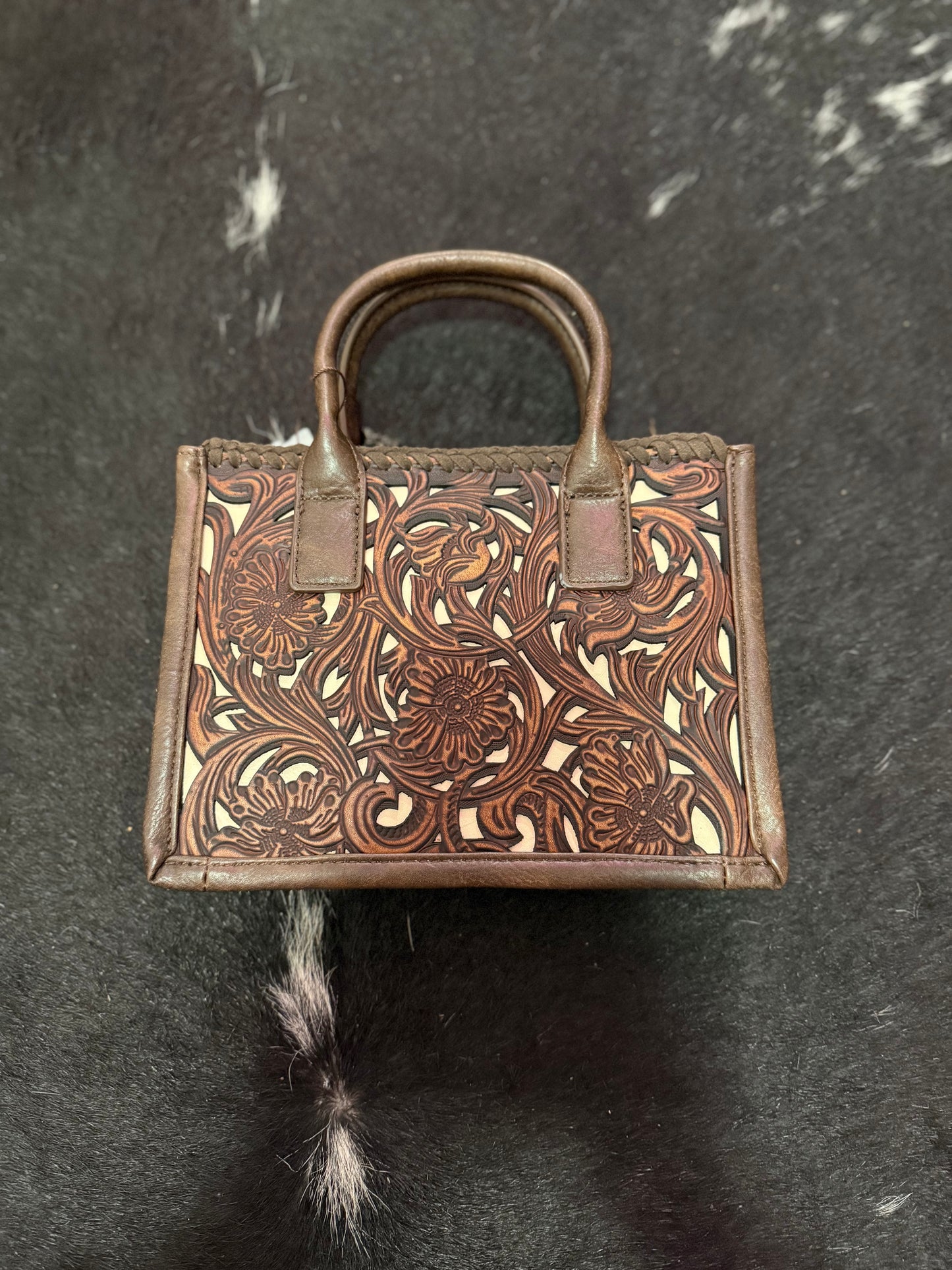 small tooled purse