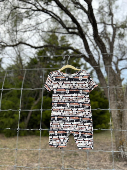 Aztec Steer Romper