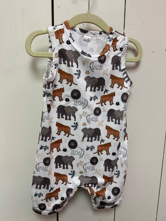 animal print romper