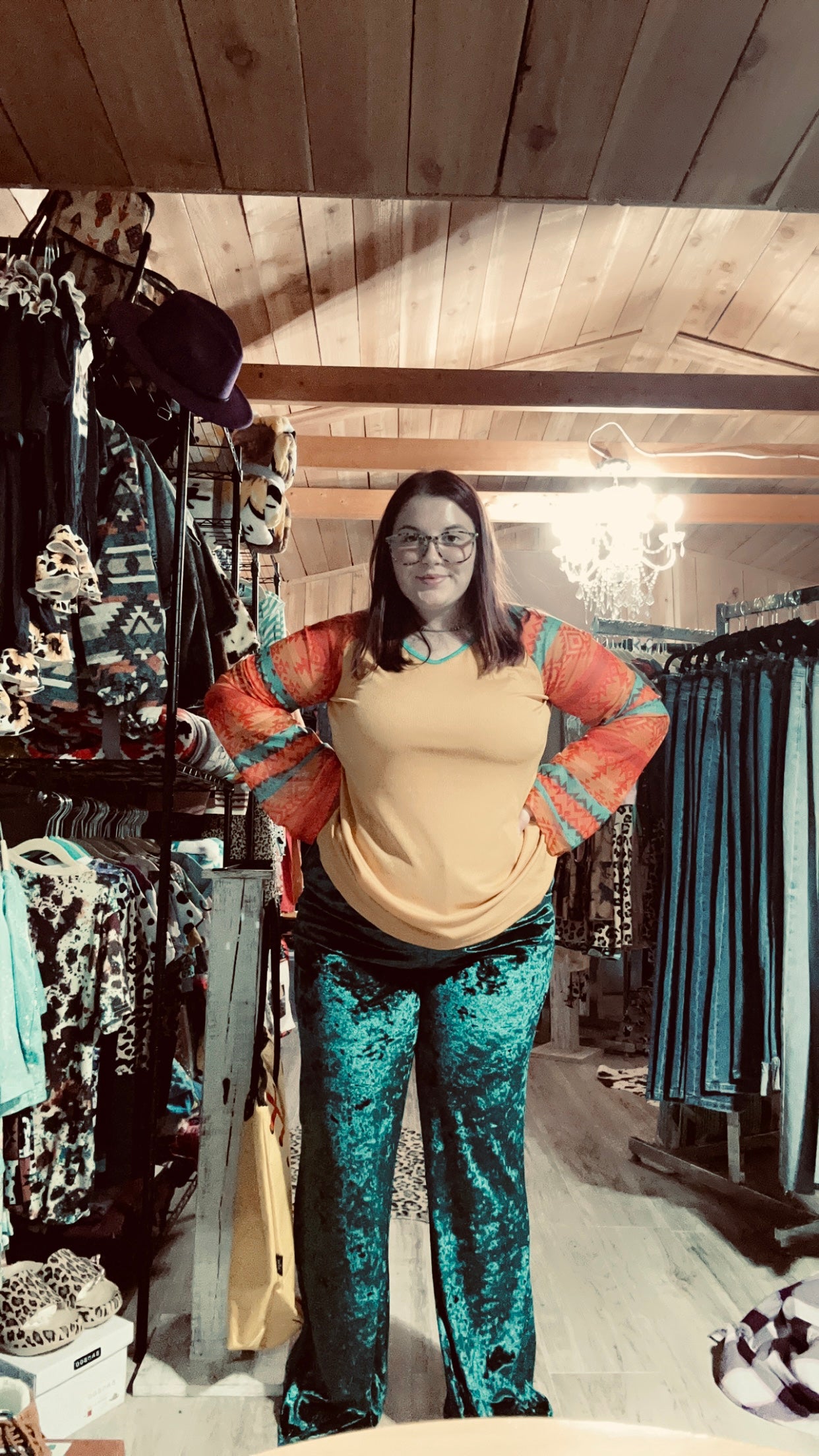 Emerald Velvet Pants