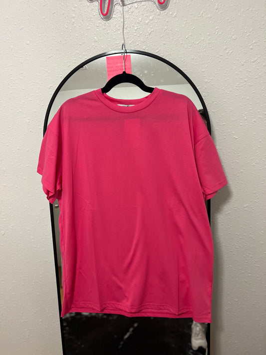 pink tshirt dress
