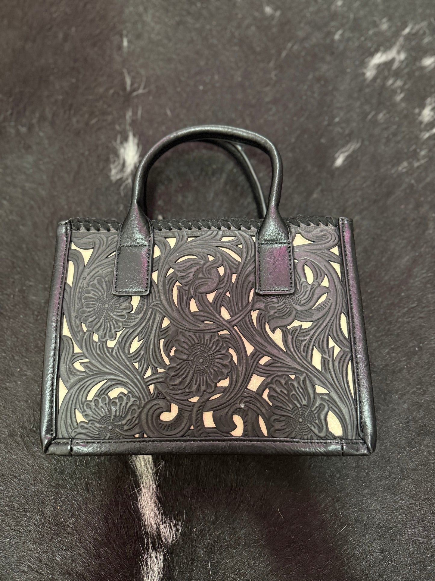 small tooled purse