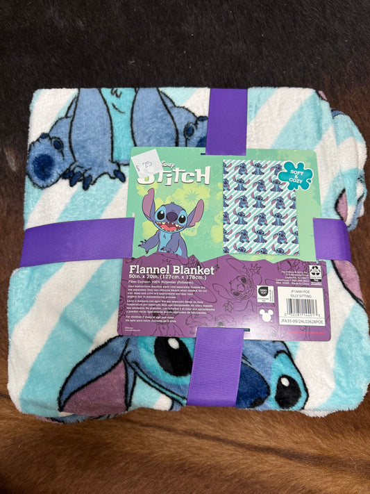 stripe stitch blanket