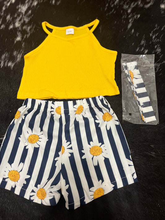 stripe sunflower set