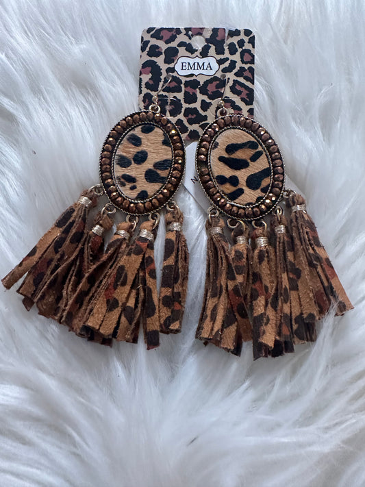 Animal Print Earrings