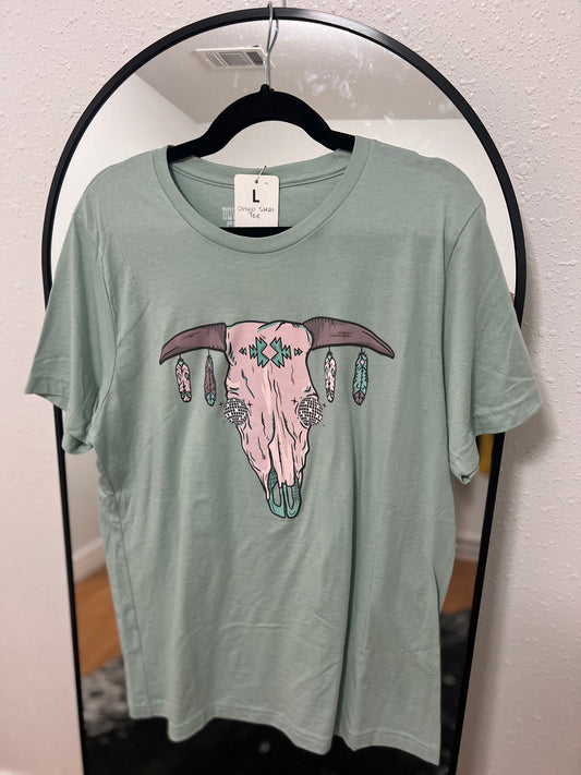 disco skull tee