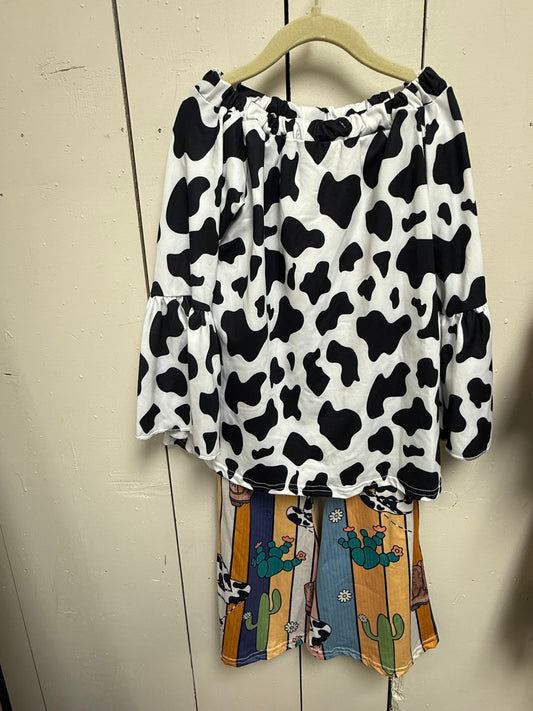 cow print bell set