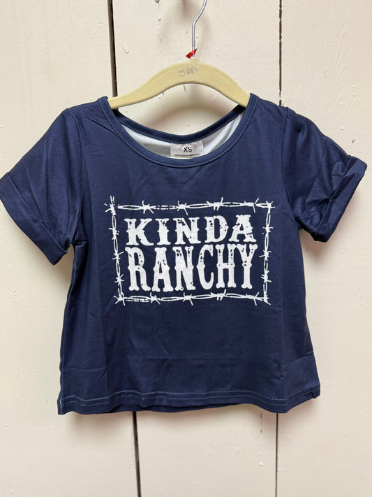 kinda ranchy kids tee