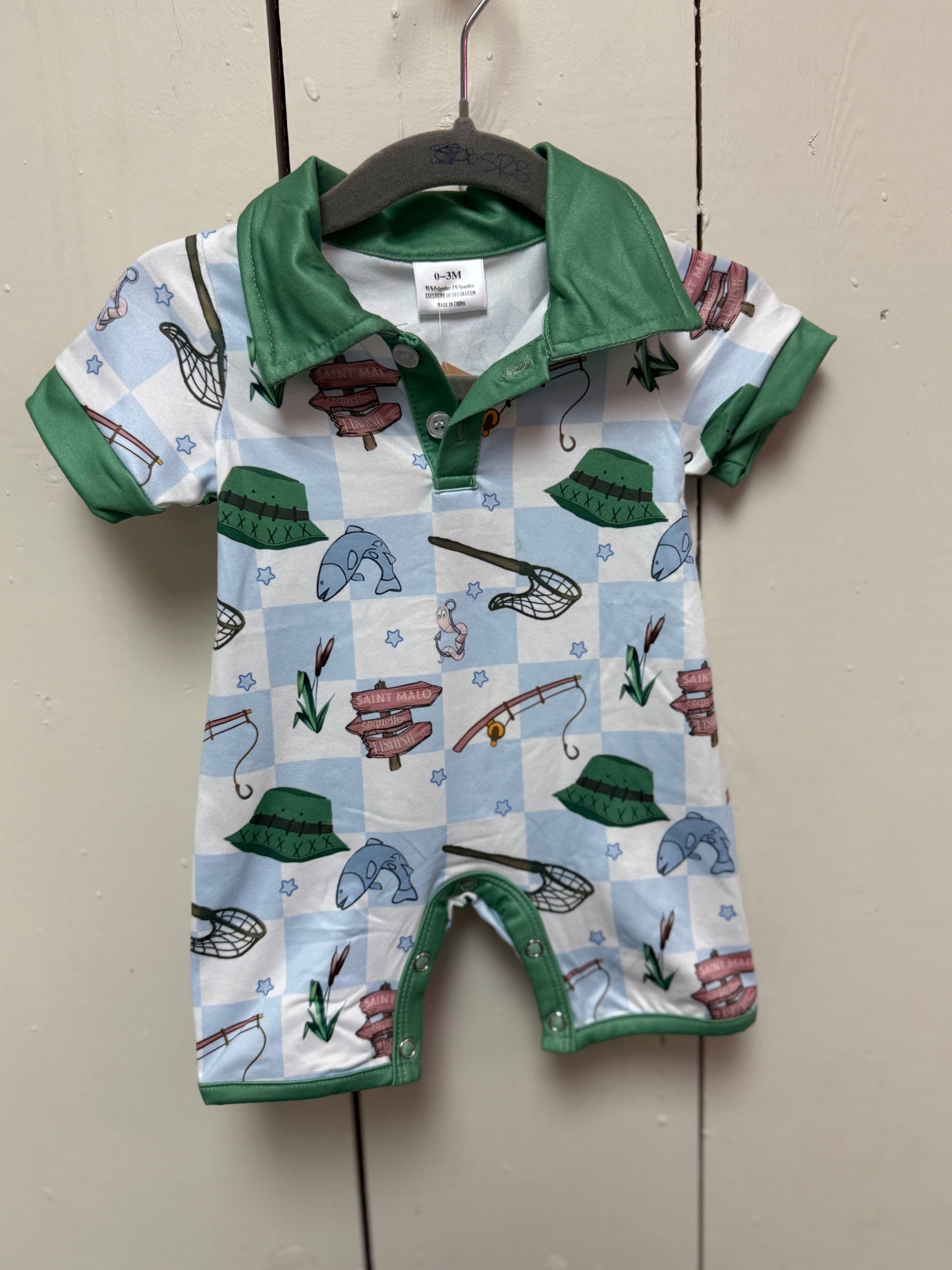 fishing buddy romper