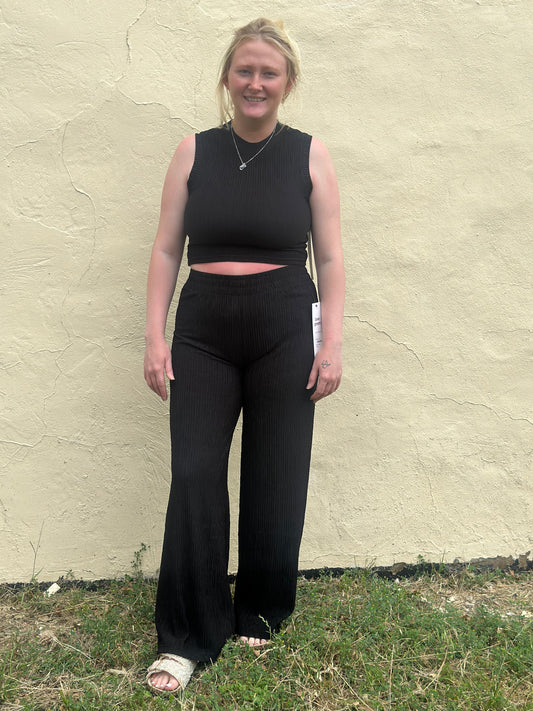 Black 2pc Casual Set