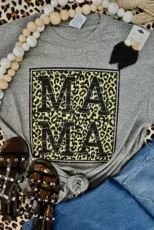 mama cheetah tee