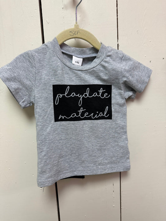 play date material short set