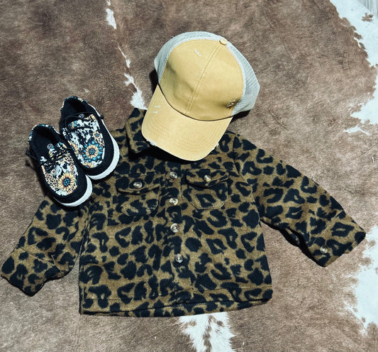 Cheetah Shacket